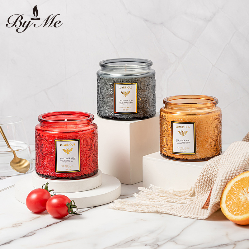 Sculptured Cup Soy Wax Candle Elegant Room Freshener Thoughtful Birthday Present