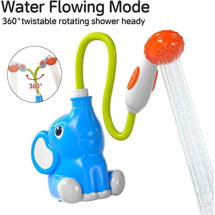 Elephant Baby Bath Shower Head Toys for Kids Bath Toys for Infants Kids Swimming Pool Toys Bathtub Toys Toddlers Newborn Infants C250915
