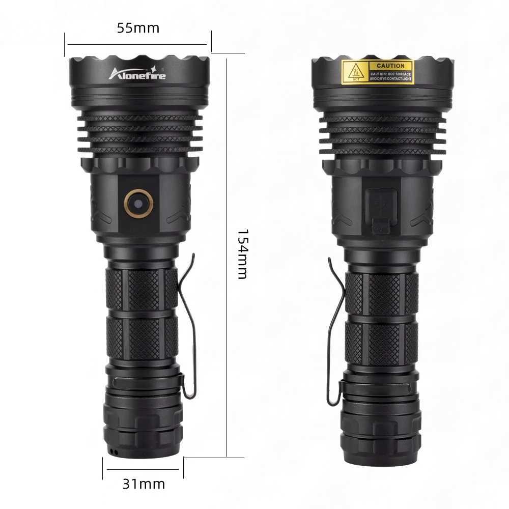 New 30W UV90MIL Led 365nm UV Flashlight USB Charging Money Ore Pet Stains Invisible ink Scorpion Marker Detection Black light C250915