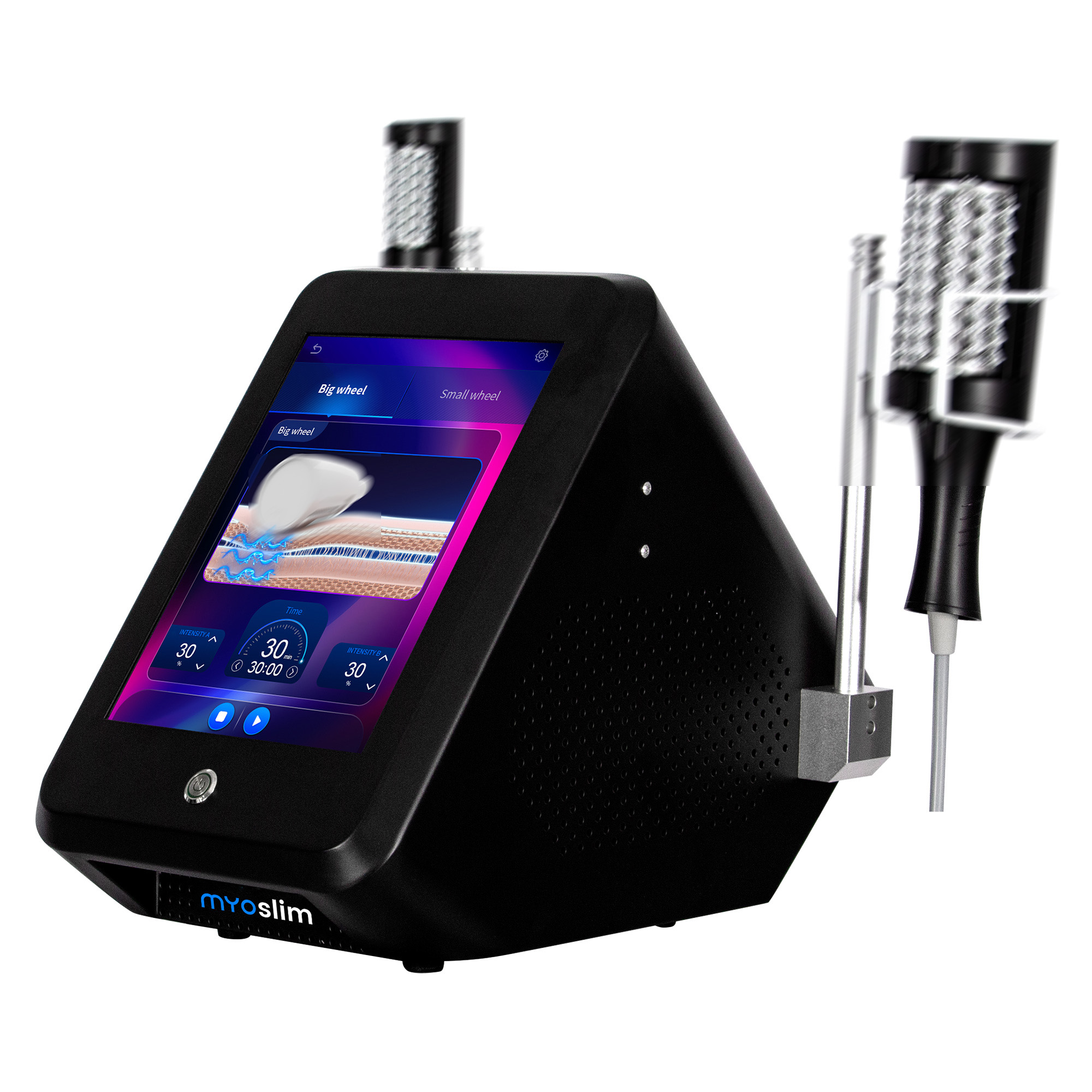 MYOSlim EMS Roller Slimming Device Professional Beauty Salon Fat Reduction Equipment Improve Body Shape Tone Buttocks Build Abs Muscle Toning For Men 