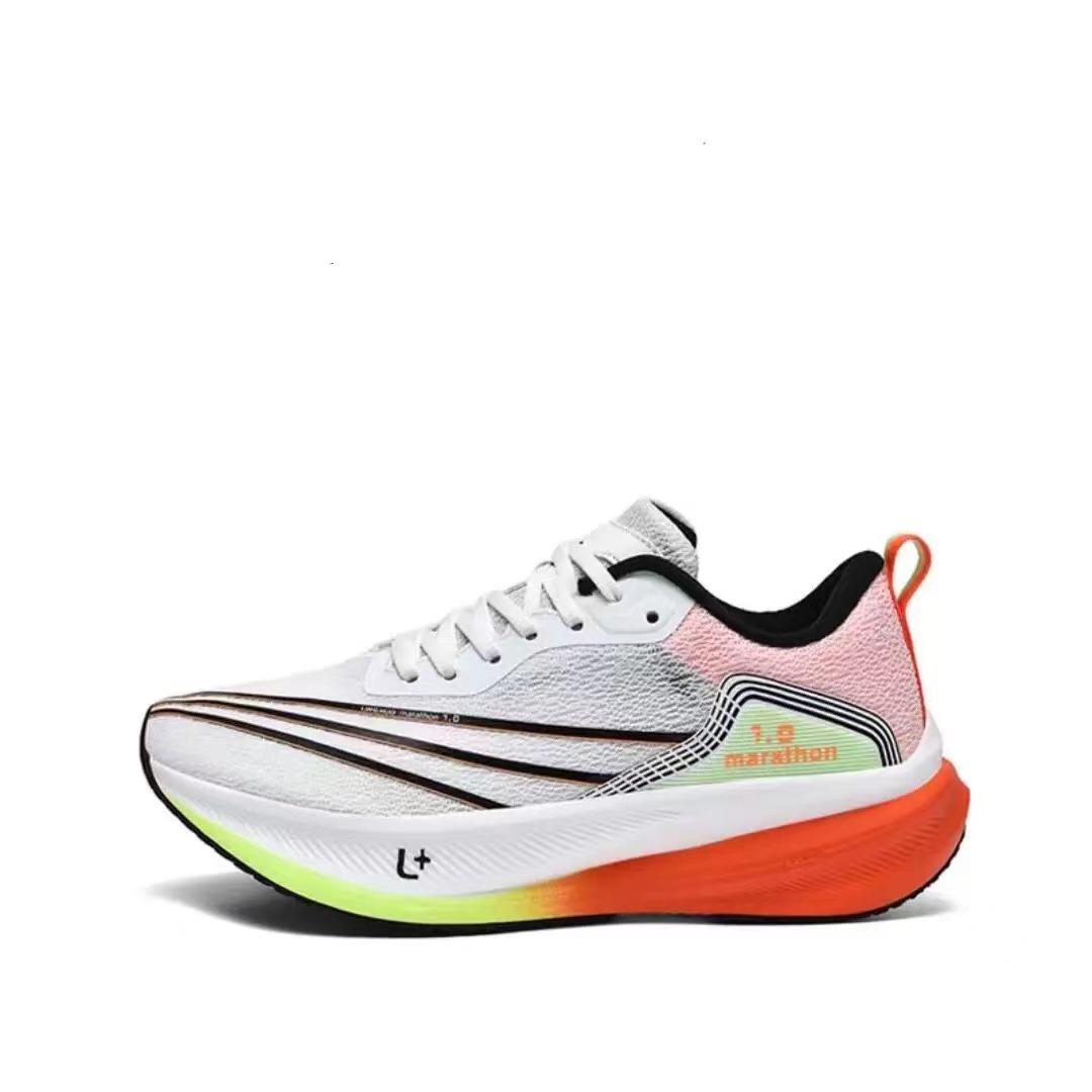 ONKE Running Women Autumn Lightweight Breathable Shock Absorption Mesh Sports Men Thick Bottom Non-slip Wear-resistant Marathon Shoes