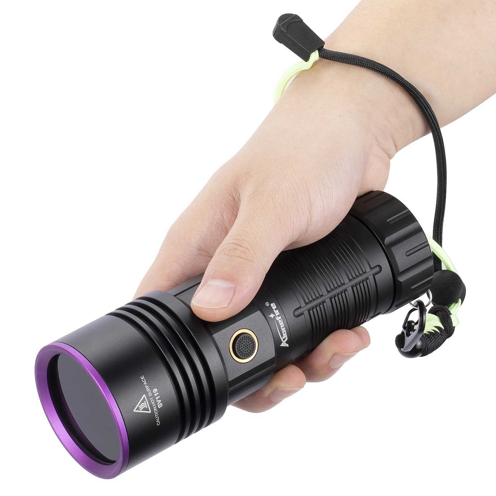 180W LCD High power 9x365nm UV LED Flashlight Charging Blacklight Curing CatDog Urine Stain Tinea Marker Ore Money Scorpion lamp C250915