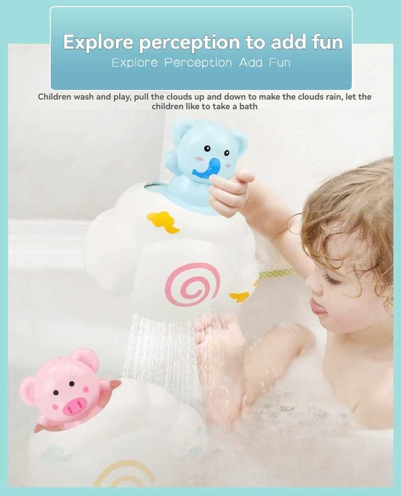 Baby Bath Toys for Girls and Boys Kidsrens Water Play Baby Shower Head C250915