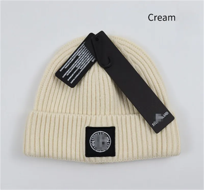 Wool Designer Beanie High Quality Black Soft Woolen Fashionable Jacquard Warm Skull stone Cap for Men and Women Knit Hats White Orange Khaki Beanies ae9