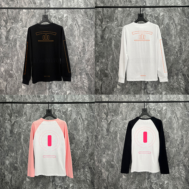 Long sleeve shirt designer t shirt mens tops tshirt shirts for men women tshirt letter printed tshirts spring summer cotton high street styles tee running mens t shirt