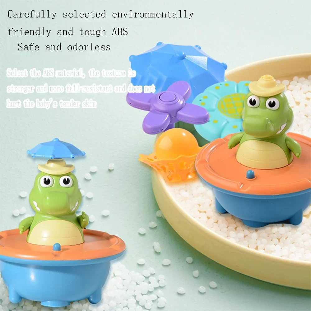 Baby Bath Toys Perfect for Bathtub Fun Pool Sprays 6 Pcs Water Jet Style Cute Crocodile Shape Infant Ideal Holiday Gift C250915
