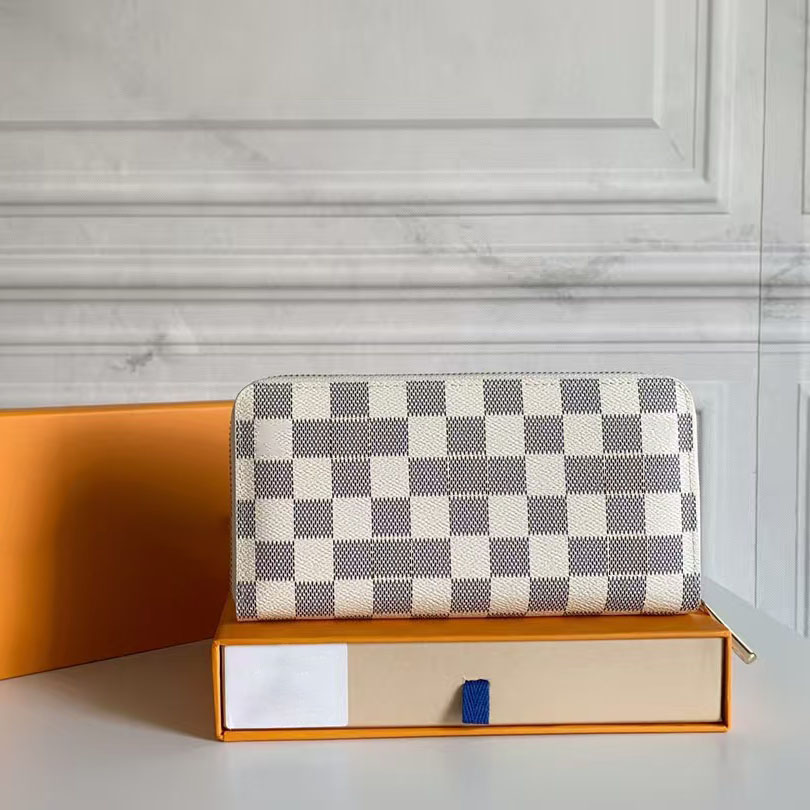 Womens Fashion Clutch Wallet Long PU Leather Zipper Purse with Card Holder