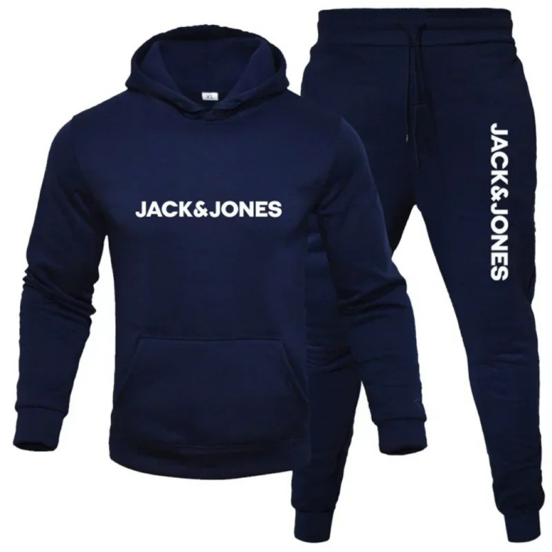 Men's Tracksuits Autumn Casual Tracksuit DIY Hoodies Design Your Logo Set Sweatsuits Jogger Pant Suits Athletic Sports Outfits