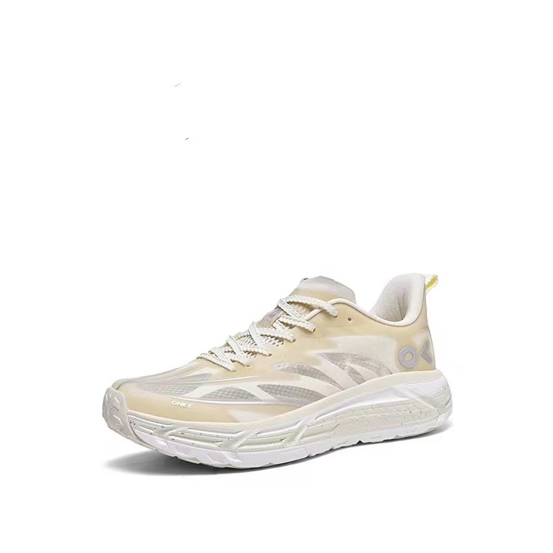 ONKE Women's Running Autumn New Mesh Breathable Couple Sports Soft Sole Shock Absorption Hollow Casual Shoes for Men