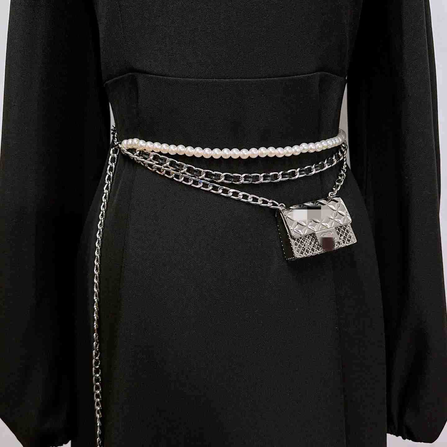 Stylish Metal Chain Belt for Women Adjustable Waist Chain Jewelry for Dress Skirt Decoration Z250913