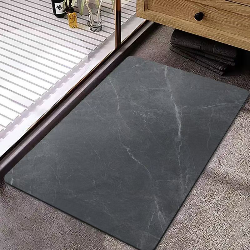 Fashionable diatomaceous mud bathroom mat absorbent mat non slip floor mat household bathroom mat extra thick Thick anti slip