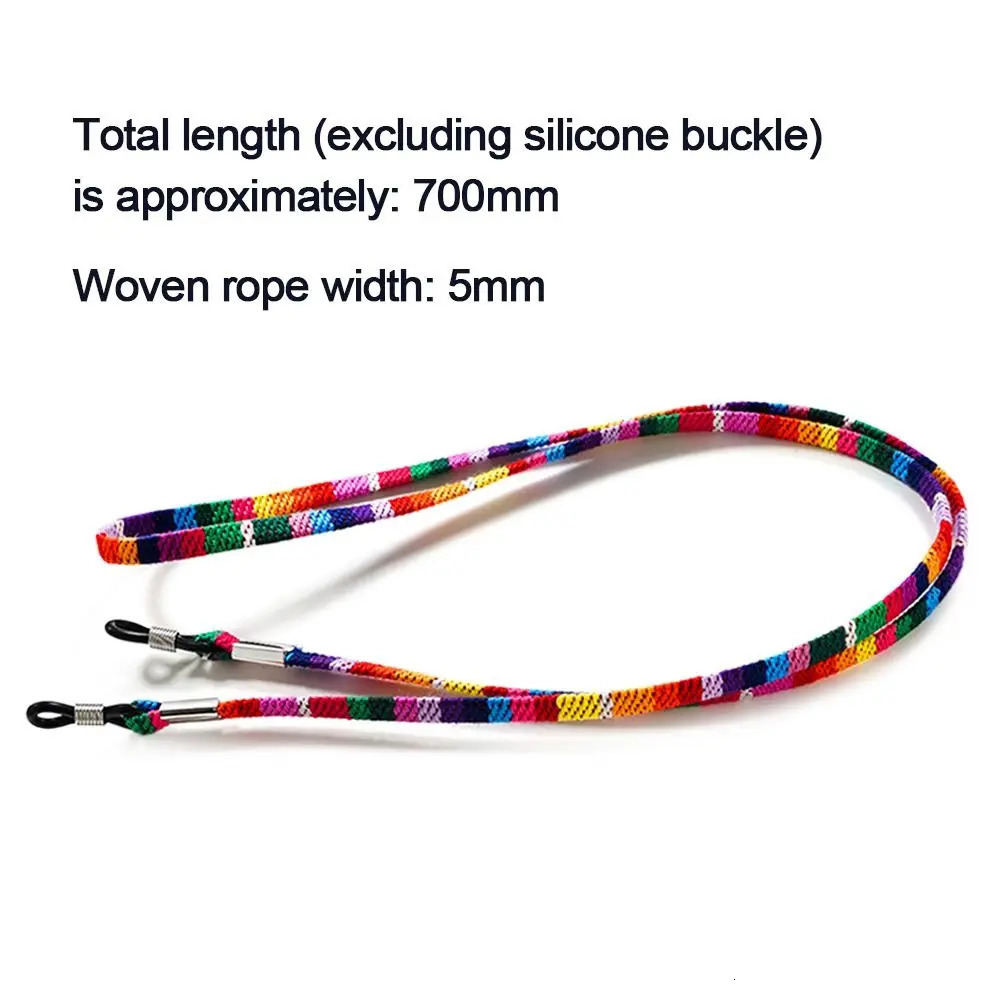 Universal Retro Sunglasses Neck Cord Strap Eyeglass Outdoors Sports NonSlip String Lanyard Reading Glasses Holder Accessory 250915
