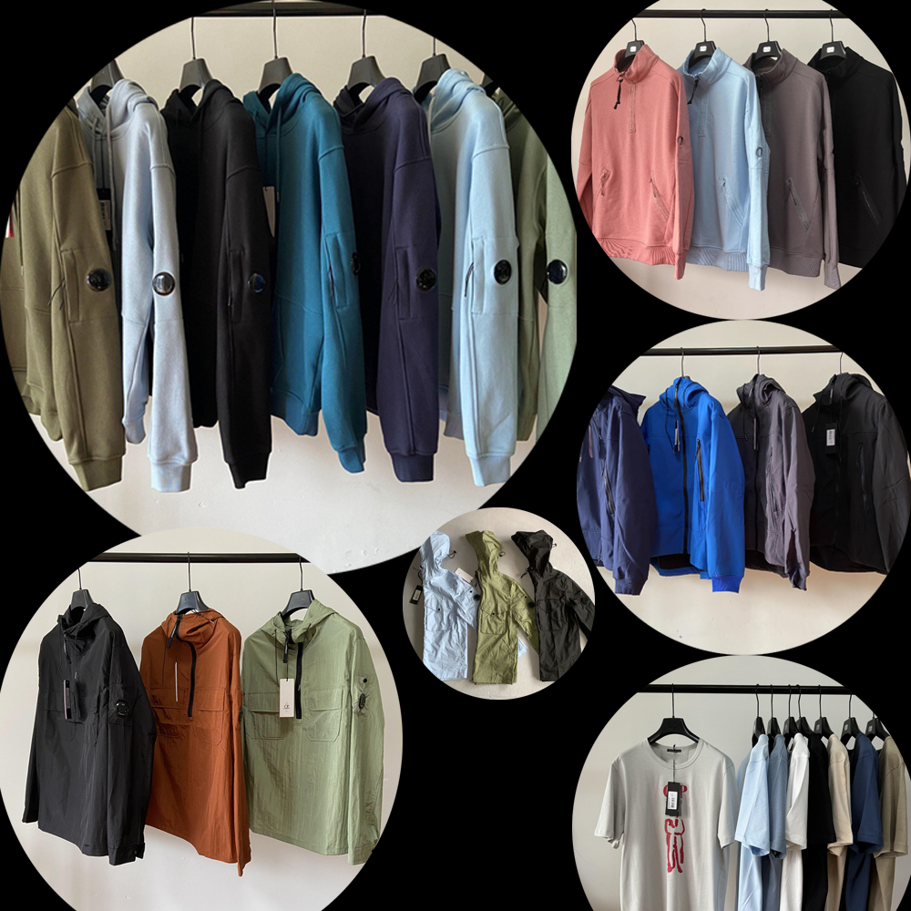 Designer Men's Jacket High Street Sports Zip-up Hoodie Utility Jacket Glasses Lenses Casual Metal Nylon Coat Cotton Jacket