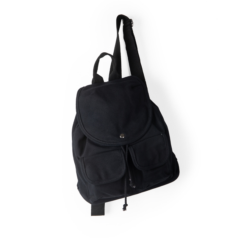 2025 New Style Women Versatile Commuting Canvas Bag Niche Design Simple Large Capacity Schoolbag For Students Backpack