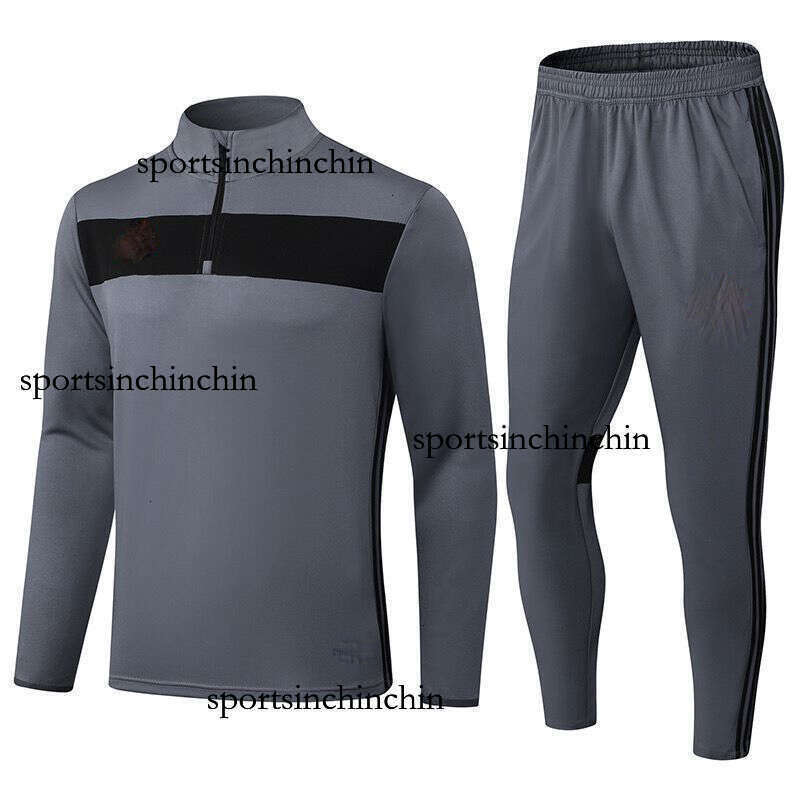 2025/26 Season New Football Sportswear Adult Training Running Set Adult Half-Zip Long-Sleeve Casual Match Outfit Kit Jersey