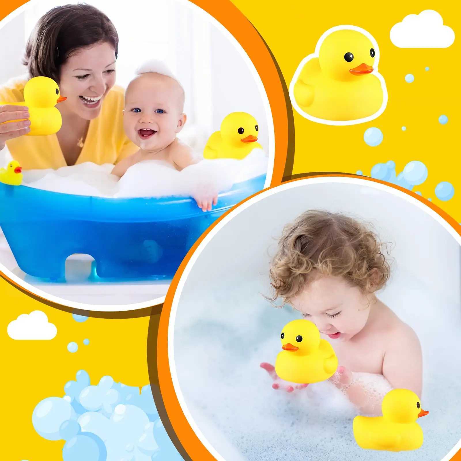 689 Inch Giant Rubber Duck Big Rubber Duck Large Duckling Bath Toy with Squeaky Sound for Summer Baby Shower Birthday Party C250915