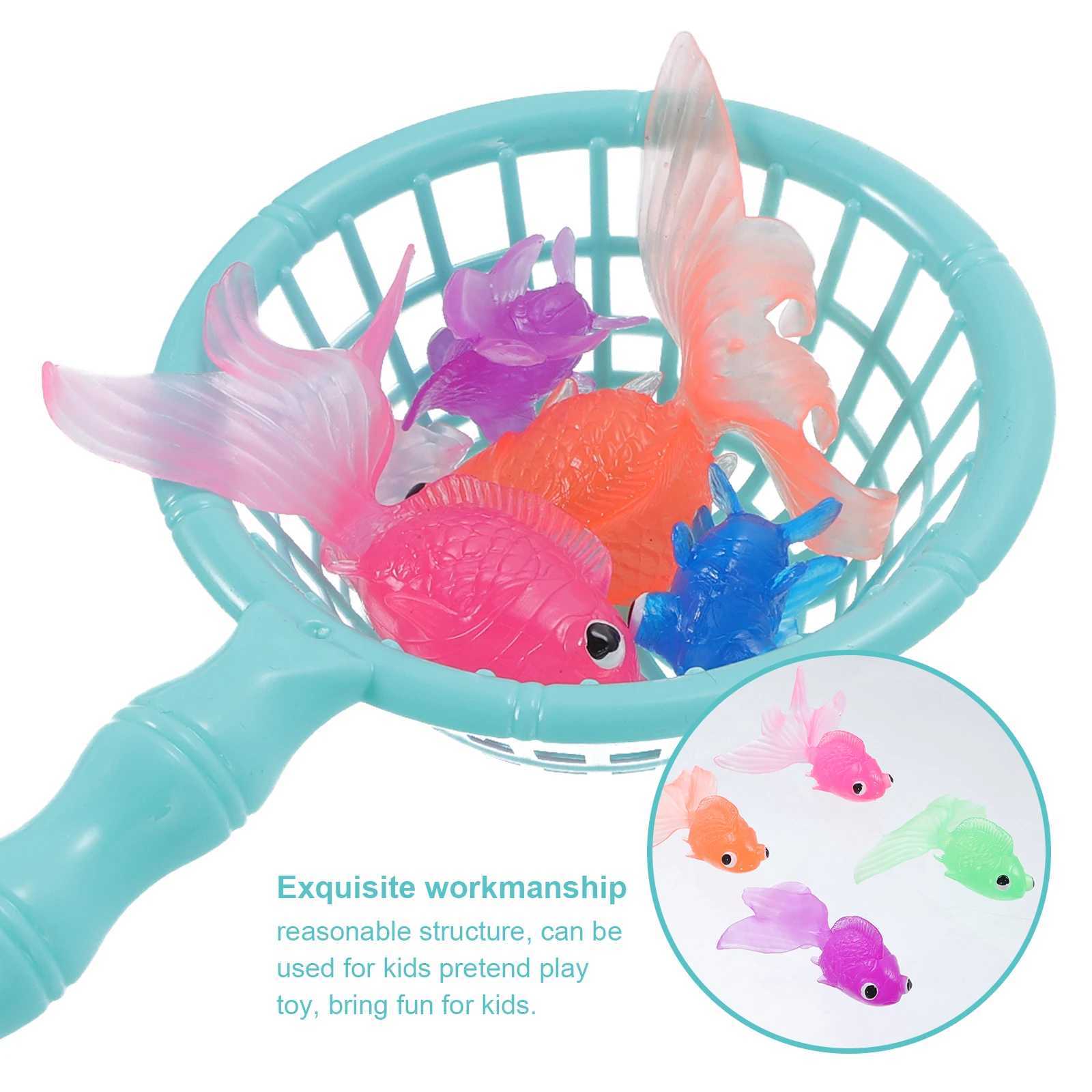 Soft Rubber Goldfish Suit Cartoon Bathtub with Fishing Water and Fish Pool Essentials Toddler Fish Water Kit Child Toys C250915