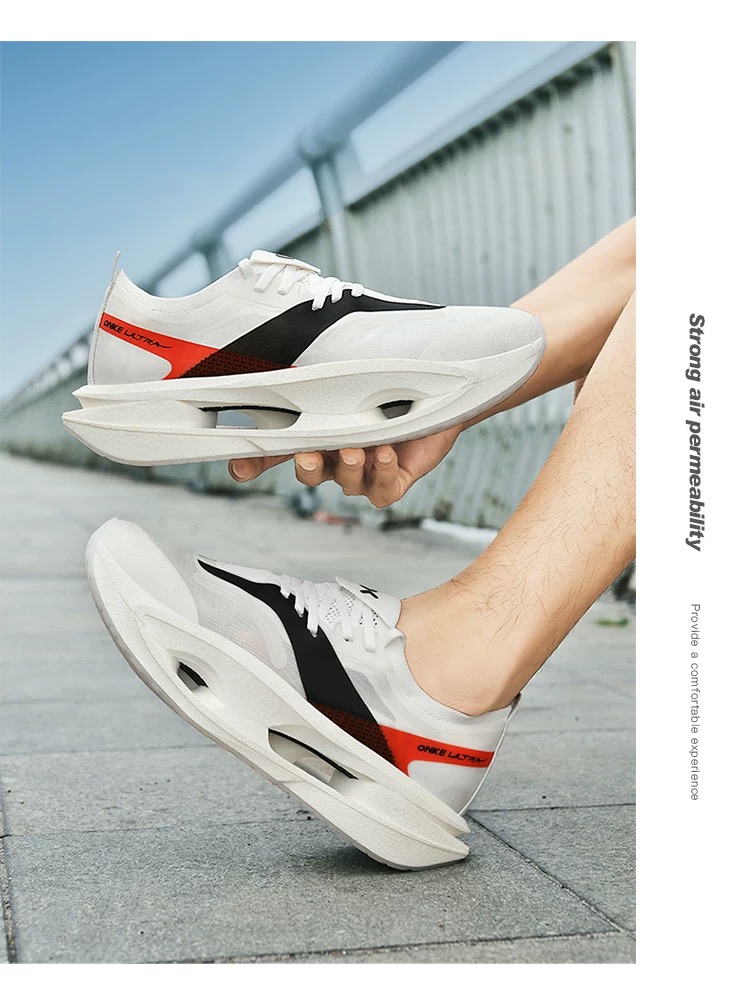 ONKE 12th Generation Ultra Running Men and Carbon Plate Professional Breathable Marathon Sports Shoes for Women