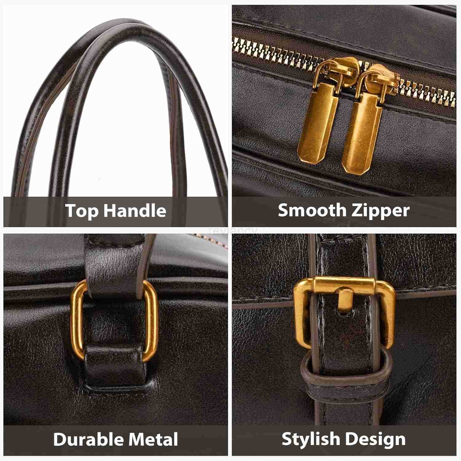 Shoulder Bag Retro Top Handle Bag Y2k 90s Multiple Pockets Designer Handbag Soft Trendy Underarm PurseW250915