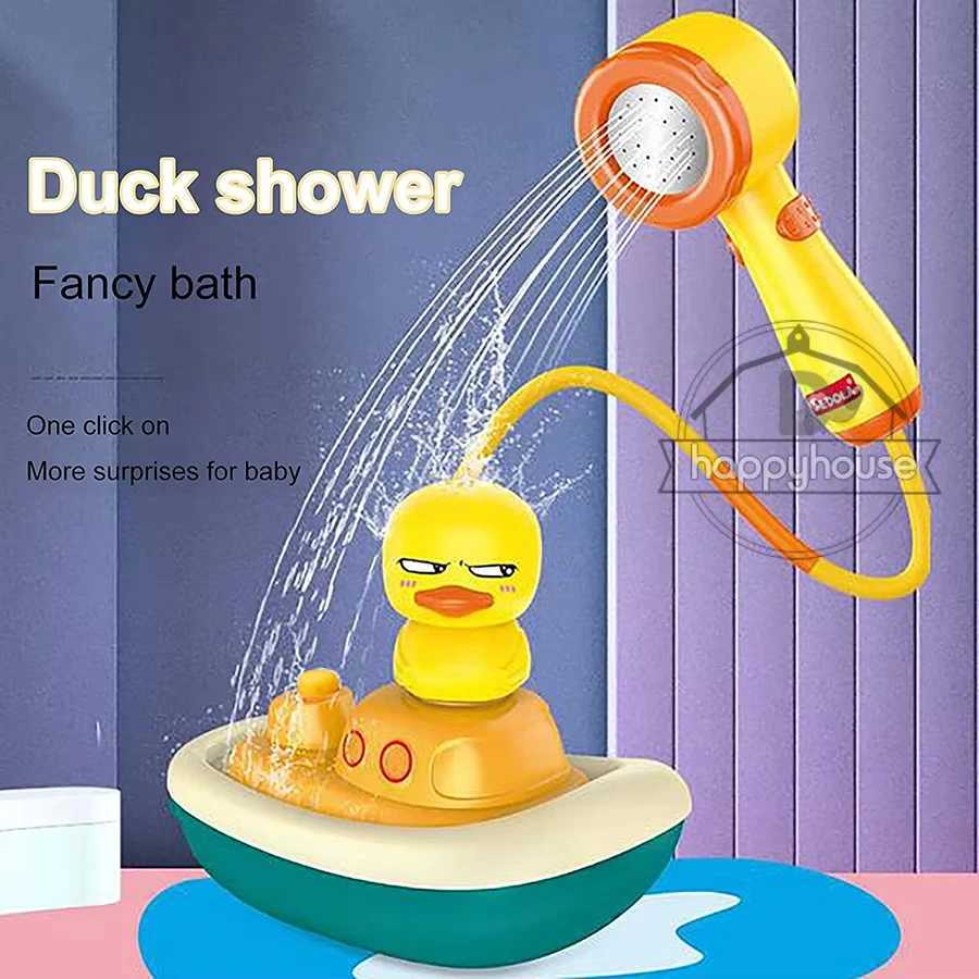 Baby Bath Toys for Kids Spray Water Bath Toys Electric Duck Baby Shower Water Toys Ball Bathroom Baby Toy Bathtub Toys Water Toy C250915