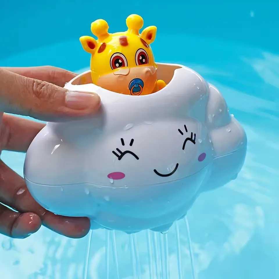 Baby Bath Toy Bathing Cute Swimming Water Spraying Clouds Shower Bath Summer Sprink Toy Kids Water Playing Bathroom Shower Tool C250915