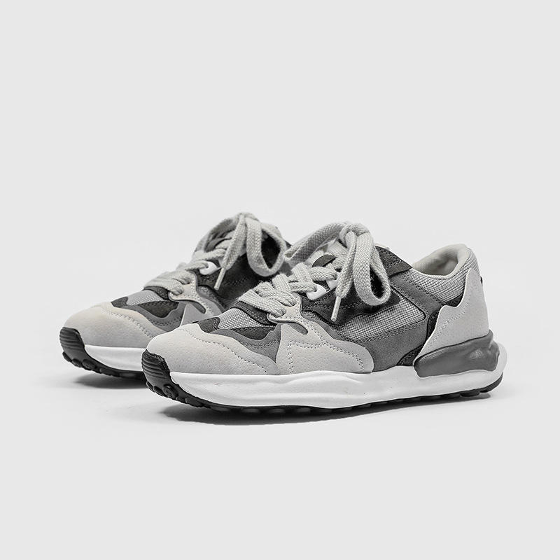 New hot free shipping designer shoes for mens running shoes grey black khaki New fashionable and versatile outdoor casual sports shoes