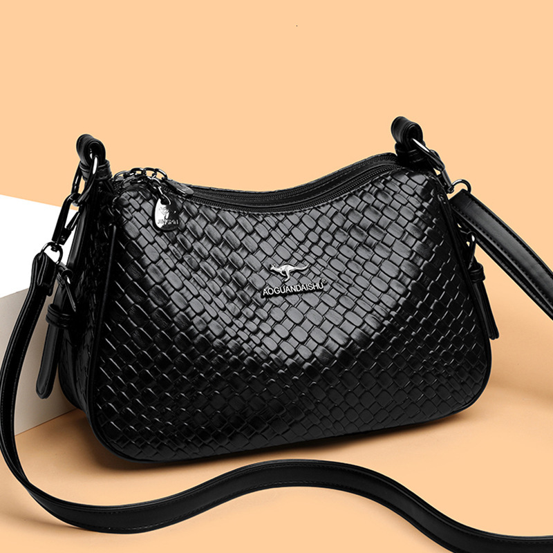 Luxury Brand Designer Bag Large Capacity Single Shoulder Bag New Korean Style Trendy Fashion Woven Casual Versatile Crossbody Bag One Piece Dropshippi