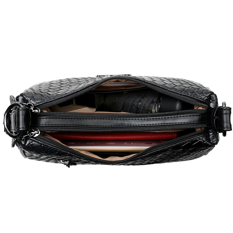 Luxury Brand Designer Bag Large Capacity Single Shoulder Bag New Korean Style Trendy Fashion Woven Casual Versatile Crossbody Bag One Piece Dropshippi