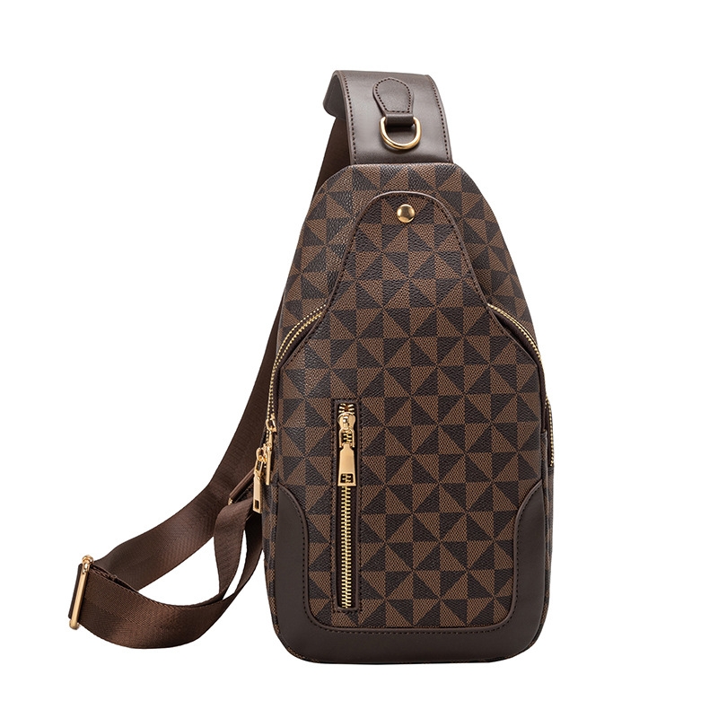 2025 New Windmill Pattern Printed Chest Fashionable And Versatile Single Shoulder Crossbody Casual Women's Waist Bag fashion Designer