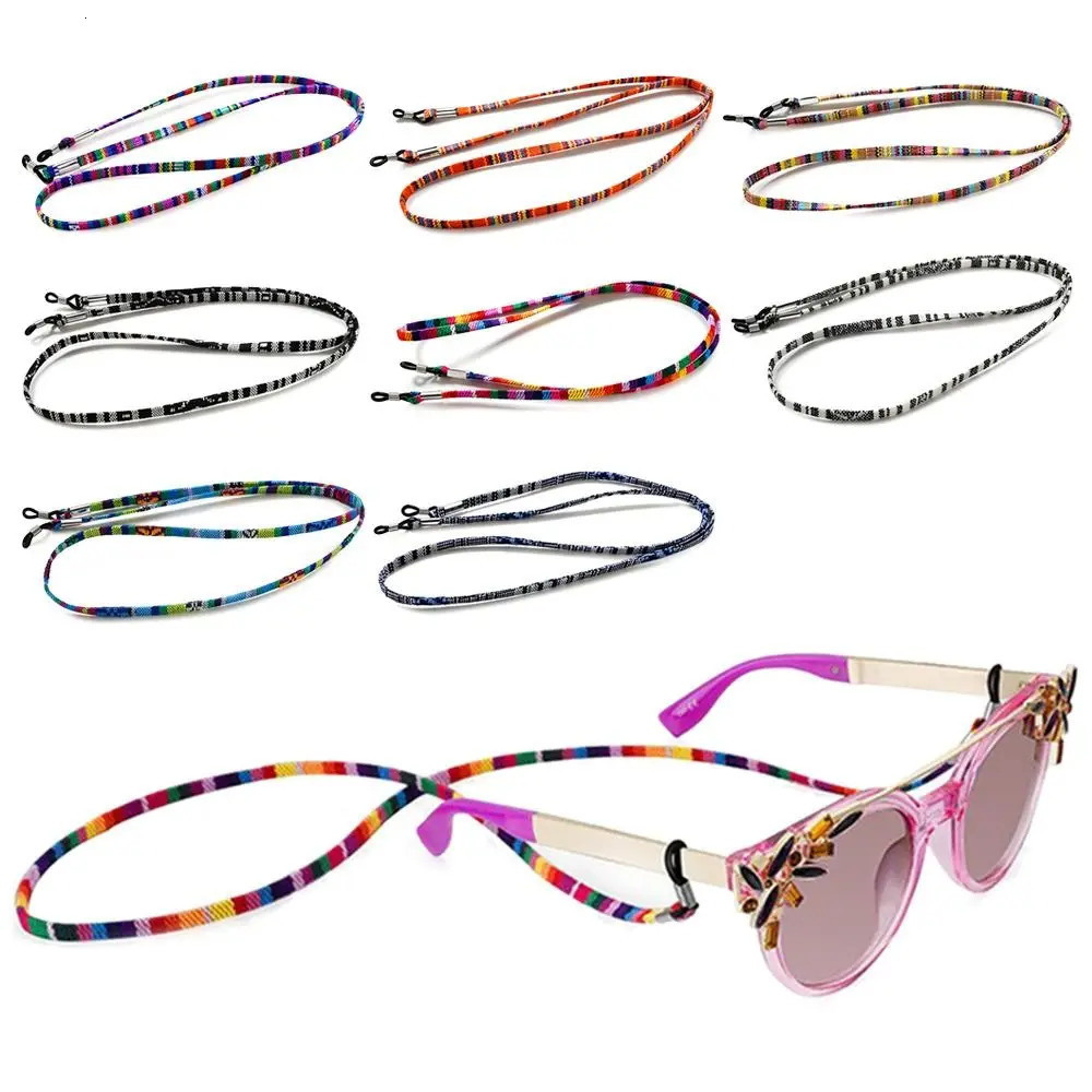 Universal Retro Sunglasses Neck Cord Strap Eyeglass Outdoors Sports NonSlip String Lanyard Reading Glasses Holder Accessory 250915