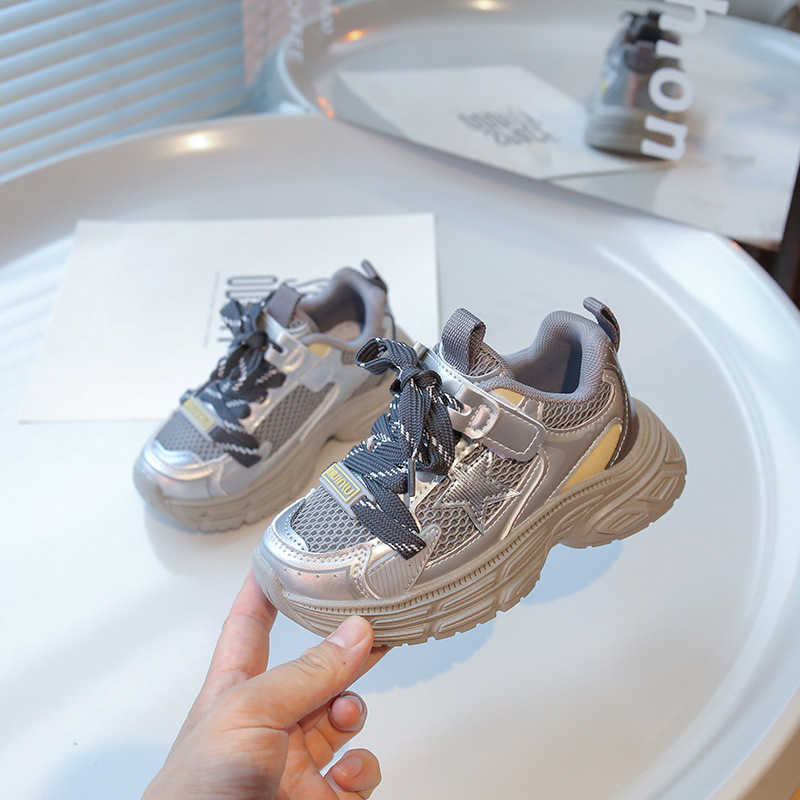 Children's dad shoes, breathable running shoes, early autumn net shoes, girls' sports shoes, 2025 new autumn style, boys' shoes, autumn