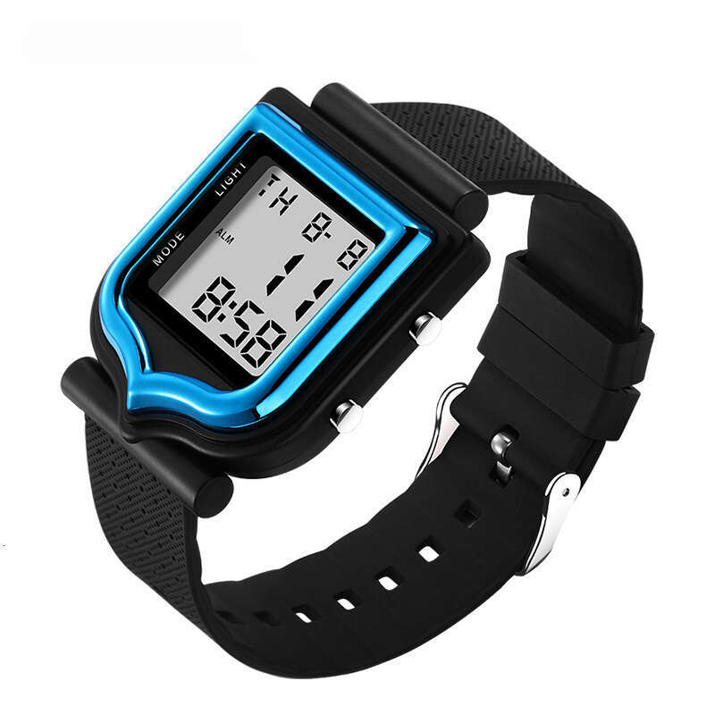 DHwatches Fashion Trend Square Outdoor Sports Shockproof for Men and Women Multifunctional Waterproof Luminous Electronic Watch