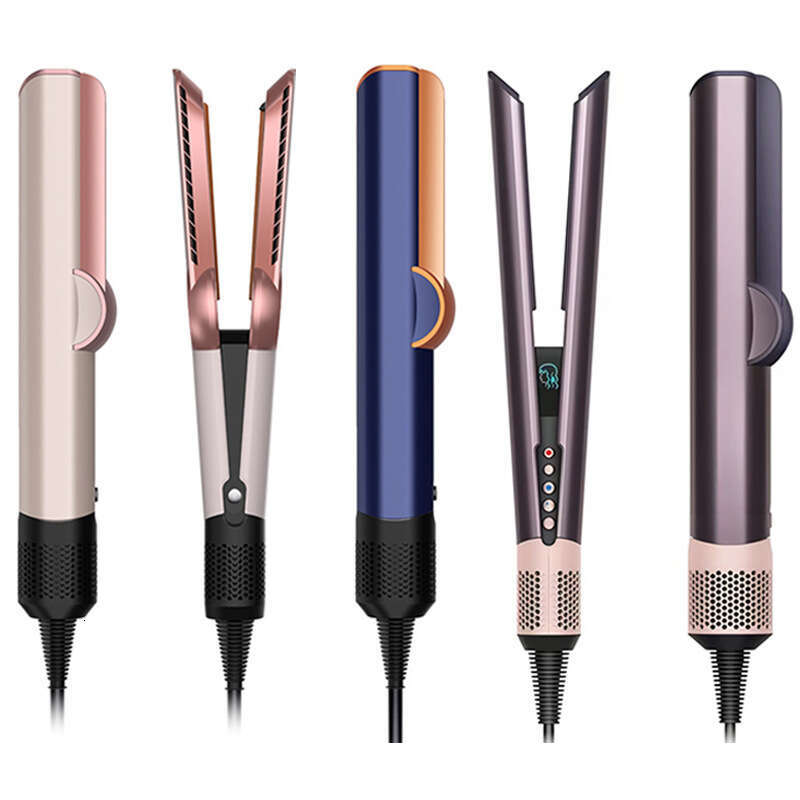 Professional 2-in-1 Hair Straightener And Dryer Heat-Up Flat Iron Compatible with Airstrait Hair Styling Tool