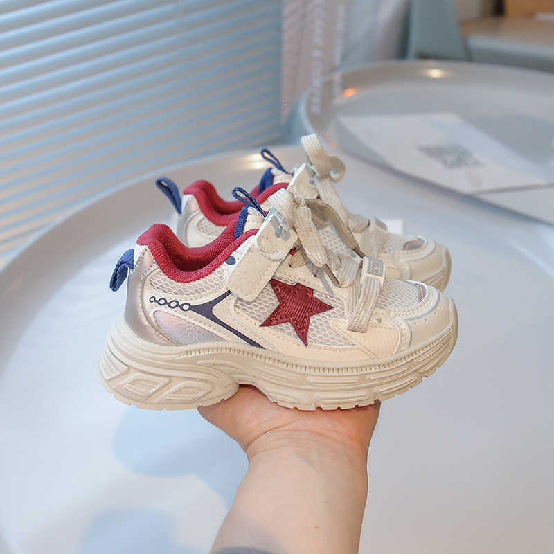 Children's dad shoes, breathable running shoes, early autumn net shoes, girls' sports shoes, 2025 new autumn style, boys' shoes, autumn