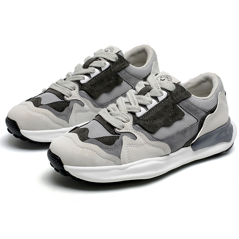 New hot free shipping designer shoes for mens running shoes grey black khaki New fashionable and versatile outdoor casual sports shoes