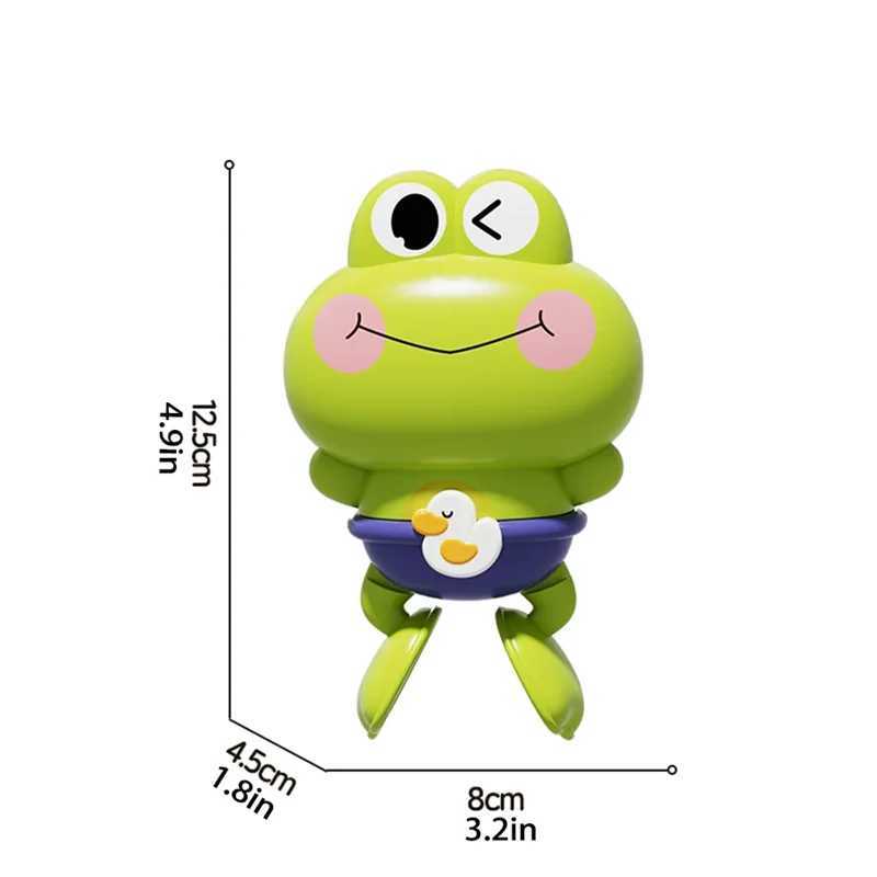 Baby Bath Toys Frog and Fish Wind Up Toys for Toddlers Bathtub Toys for Baby Floating Pool Games Swimming Bath Toys for Kids C250915
