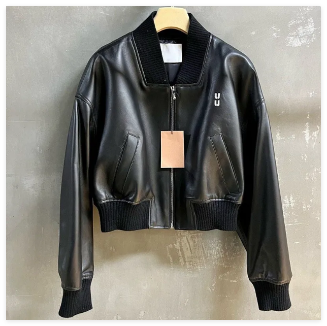 Designer Womens Leather Jacket Luxury Woman Coat Brand Name Jackets Womans Clothes New Cool Classic Style Fashion CSD2508091-20