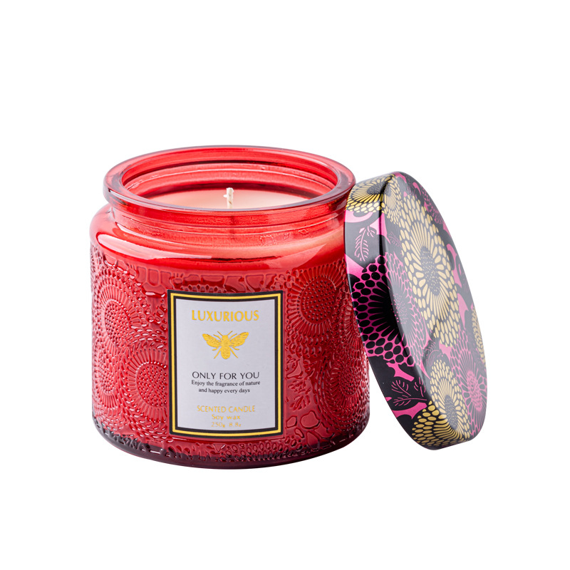 Sculptured Cup Soy Wax Candle Elegant Room Freshener Thoughtful Birthday Present