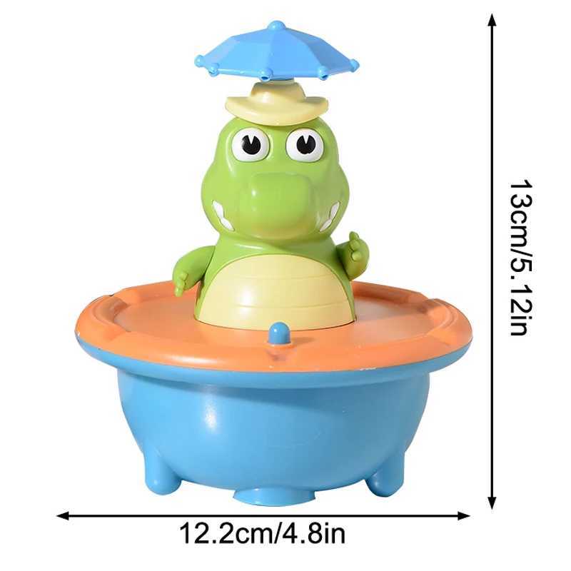 1 Set Bath Toys For Toddlers Light Up Crocodile Fountain With 4 Spray Modes ABS Plastic Bath Toy For Bathroom Swimming Pool C250915