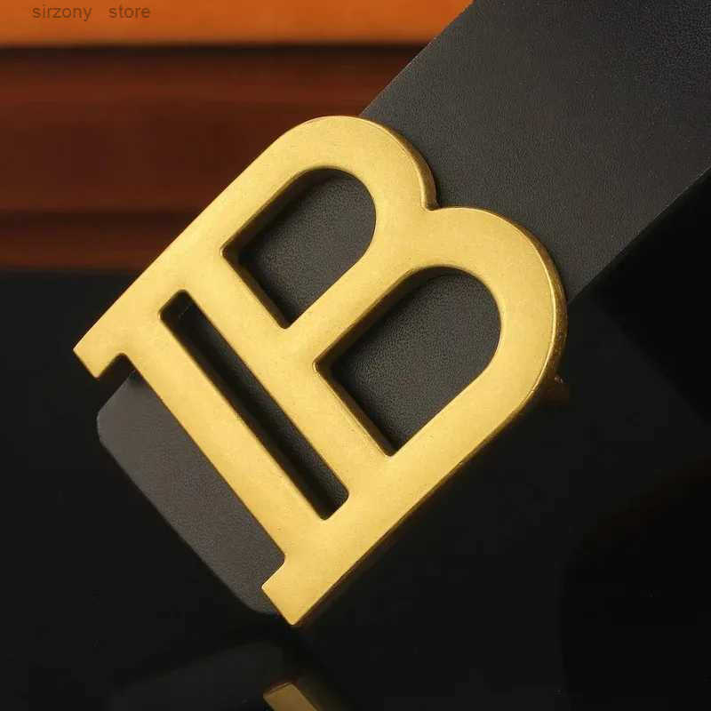 er Mens Leather Alloy Buckle Belt 37cm Business and Leisure Dualuse Highend er Durable Belt Z250913