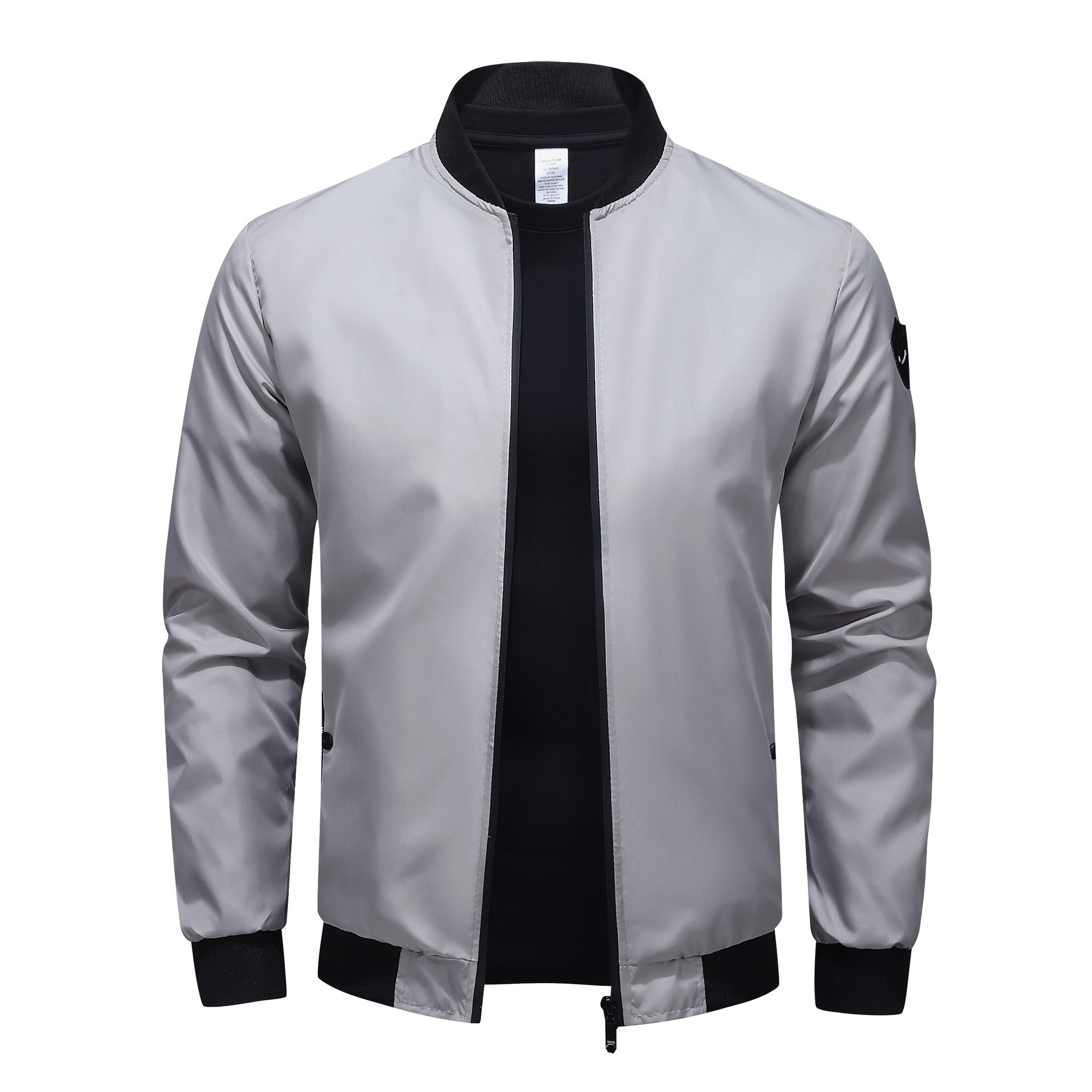 Free shipping new men's casual jacket autumn fashion versatile solid color jacket with multiple colors to choose from hot selling