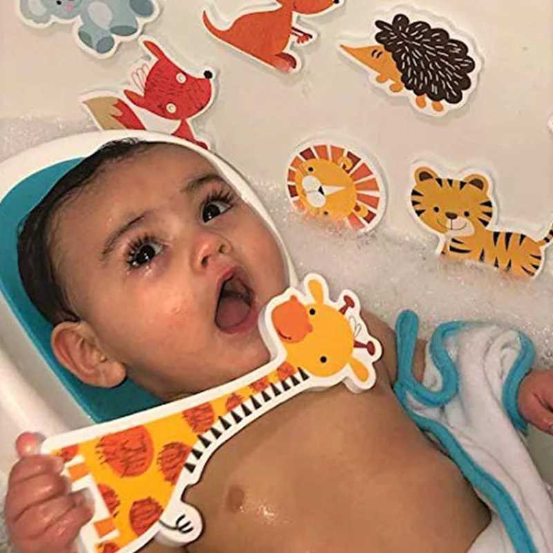 Children Bathroom Toy Safety EVA Cognitive Floating Water Toys Educational Baby Bath Toy Animal Set For Kid Boys Girls 1 2 3 4 Y C250915