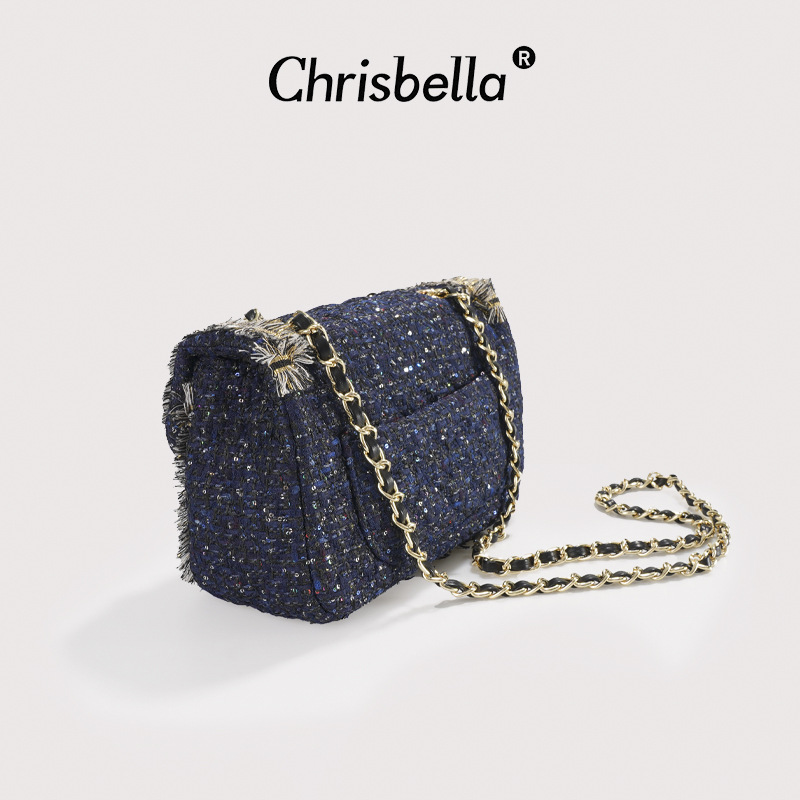 2025 New Shoulder Bag Women's Commuter Style Tote Bag Large Capacity Women's Casual Fashion Temperament Bright Diamond Bag