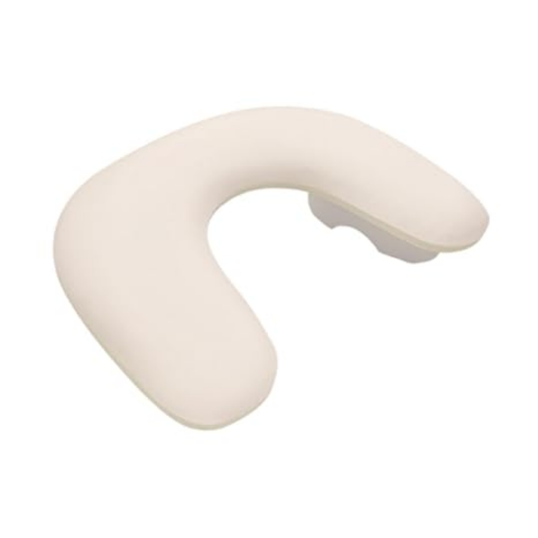 Nail Arm Rest Pillow 17.13 x 11.02 inch, Soft Palm Rest with Built-in Sponge, Detachable Pad for Manicure, Salon and Home, White