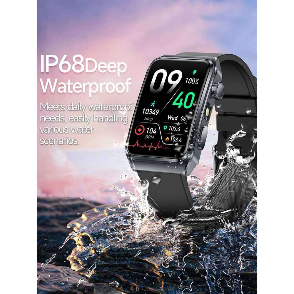 Bluetooth Calling High End Sports Health Bracelet Blood Lipid Uric Acid Clock Activity Tracker Smart Band Watch