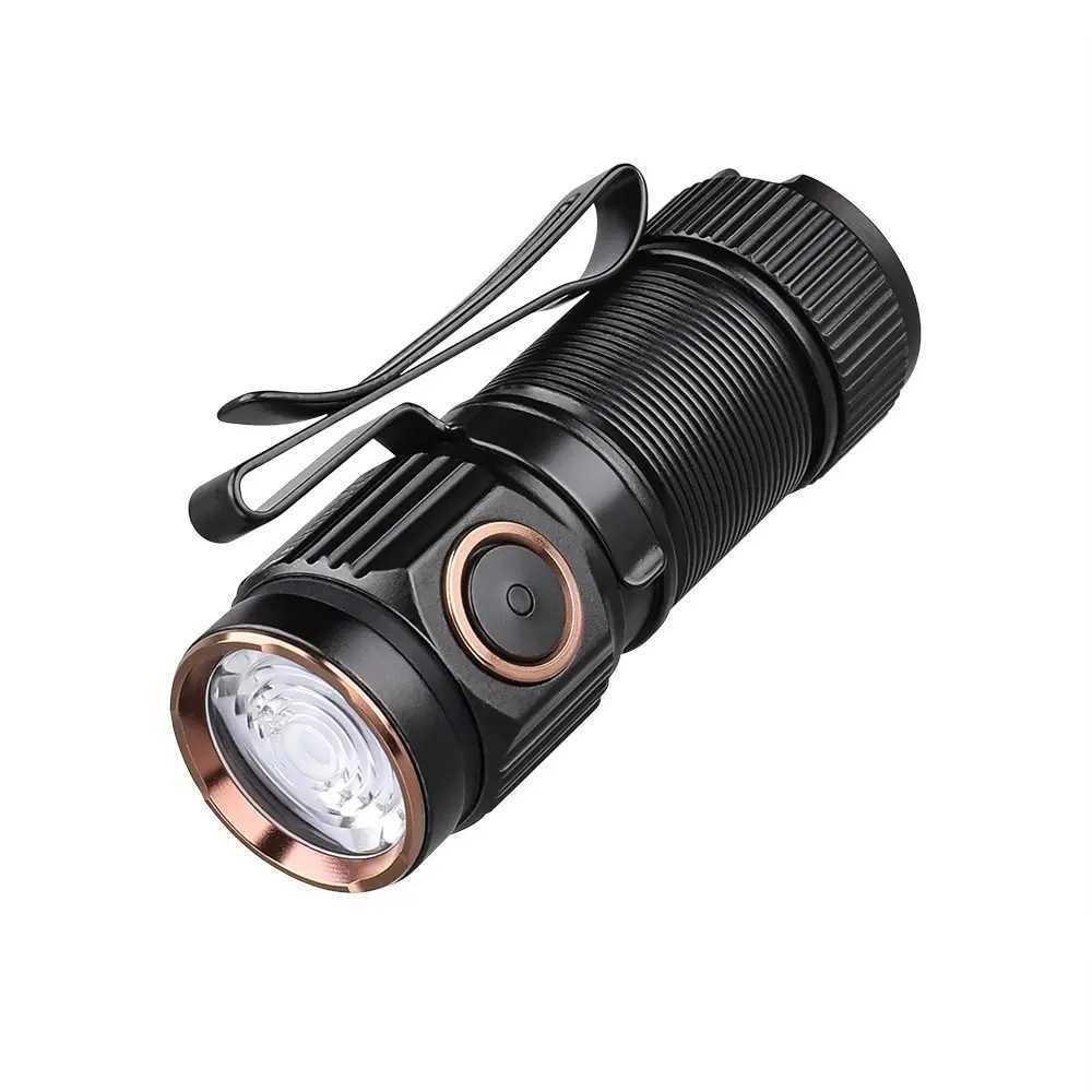 Trustfire MT10 EDC USB Rechargeable LED Flashlight 1000Lumen Type C 16340 Torch IPX8 Lamp MVB Optics Work Light with Magnet Tail C250915