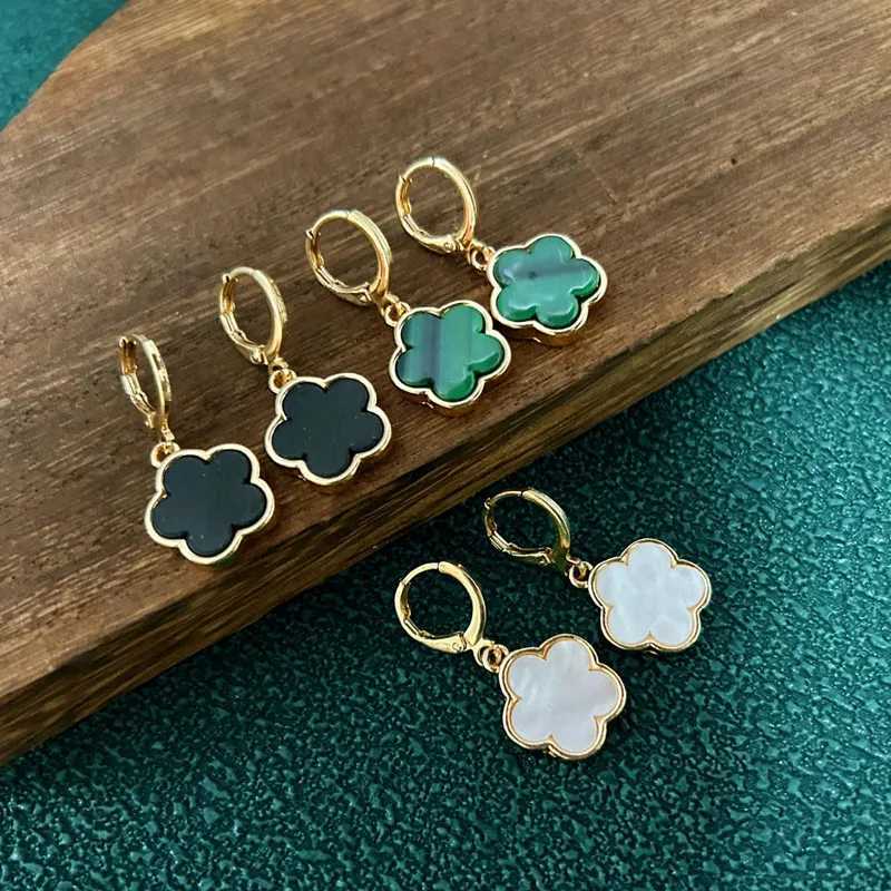 designer Simple Lucky Fivepetal Flower Pendant Earrings For Wen Fashionable Daily Accory Party Jewelry Birtay Anniversary Gifts M251219