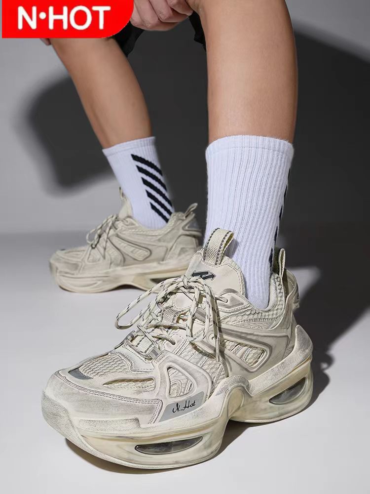 Designer NHOT 2025 New Men's Dad Dirty Sneakers Autumn Winter Trendy Fashion Light Boys Casual Sports Shoes