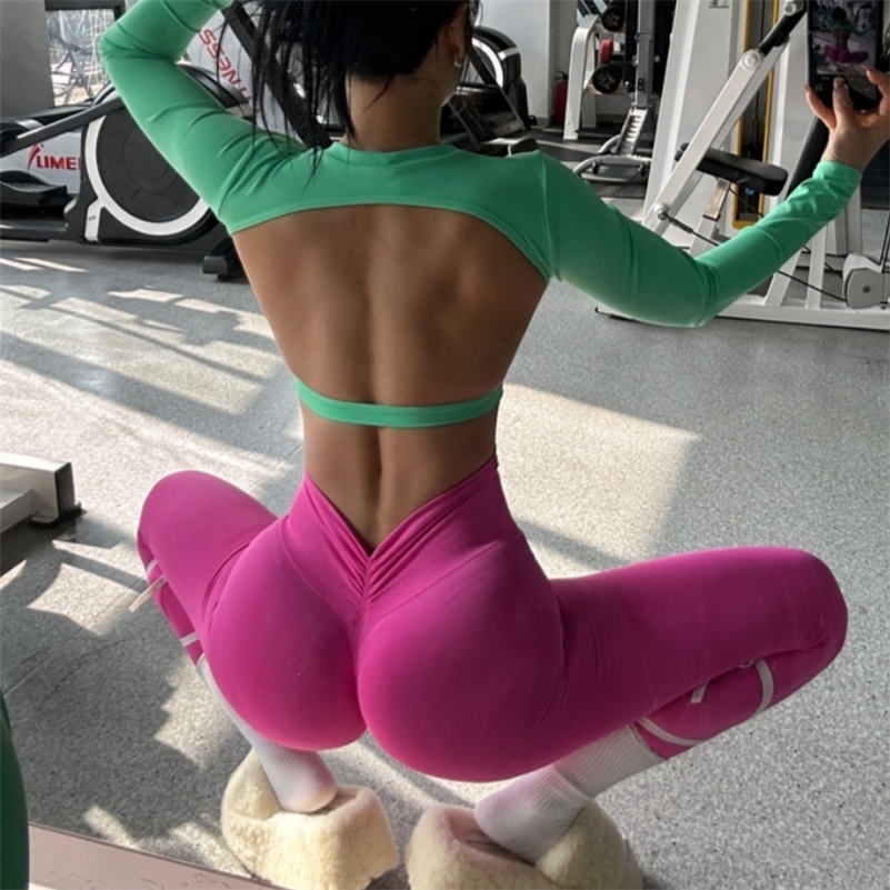 Highend Yoga Pants Women Fitness Leggings High elastic Sports Pants Push UP Tights Running Leggings Breathable Gym Leggings 250912