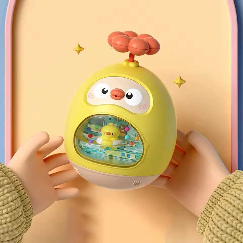 Duck Bath Toys Tumbler Bathroom Gadgets Bathtub Water Amusement Shower Bathing Toy for Toddler 6 To 12 Months Gift C250915